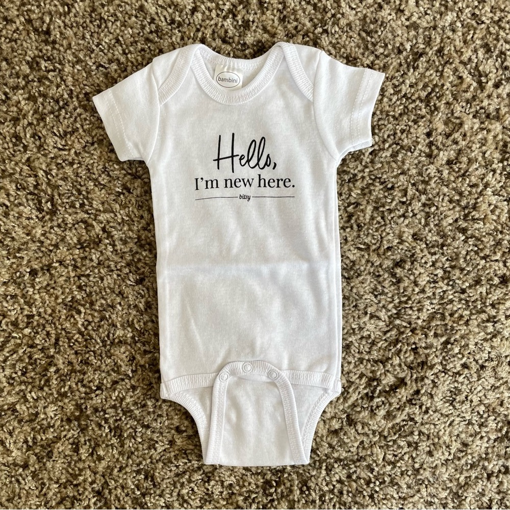 4/$10 - NWOT, Bitsy | Short-Sleeve Bodysuit